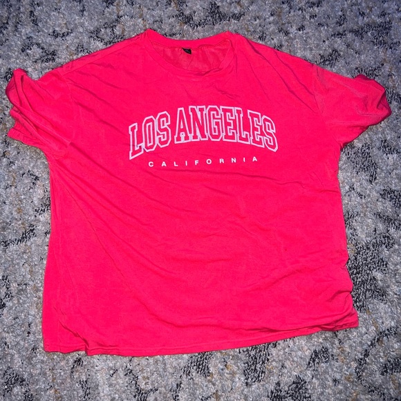 Los Angeles pink tee - Picture 1 of 2